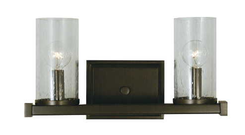 2-Light Brushed Bronze Compass Sconce (84|1112 BB)