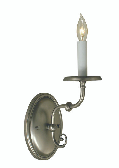 1-Light Brushed Nickel Jamestown Sconce (84|2371 BN)