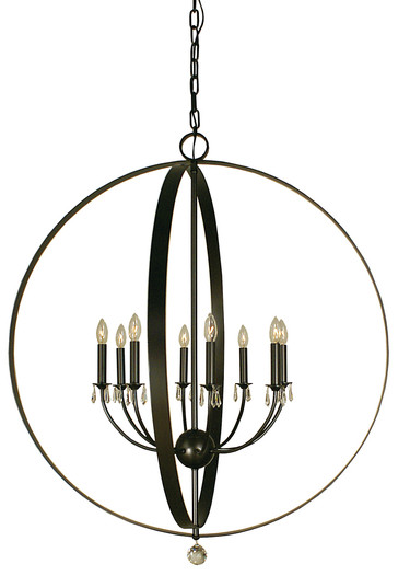 8-Light Brushed Nickel Constellation Foyer Chandelier (84|4378 BN)