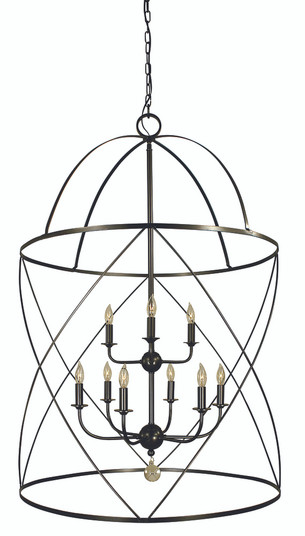 6-Light Mahogany Bronze Nantucket Chandelier (84|4419 MB)