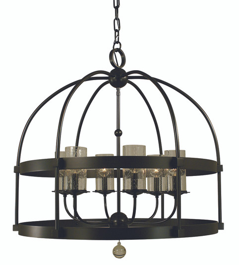 6-Light Polished Nickel Compass Chandelier (84|4526 PN)