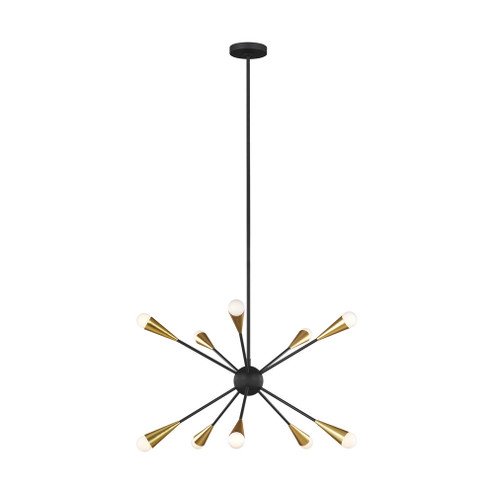 Jax Medium Chandelier (7725|EC10310MBK)