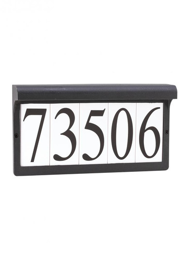 Address light collection traditional black powdercoat aluminum address sign light fixture (38|9600-12)