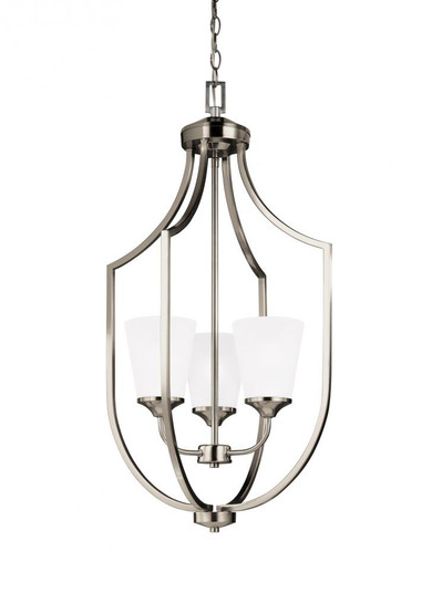 Hanford traditional 3-light indoor dimmable ceiling pendant hanging chandelier pendant light in brus (38|5224503-962)