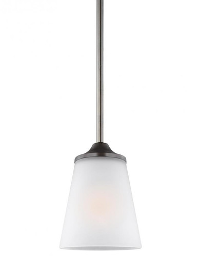 Hanford traditional 1-light indoor dimmable ceiling hanging single pendant light in bronze finish wi (38|6124501-710)