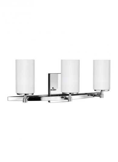 Alturas contemporary 3-light indoor dimmable bath vanity wall sconce in chrome silver finish (38|4424603-05)