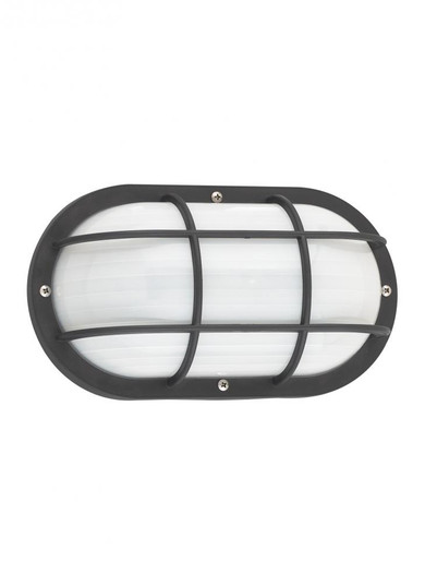 Bayside traditional 1-light outdoor exterior wall lantern sconce in black finish with polycarbonate (38|89806-12)