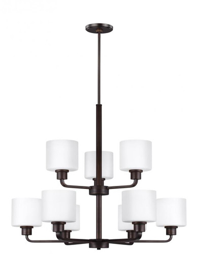 Canfield Nine Light Chandelier (38|3128809EN3-710)