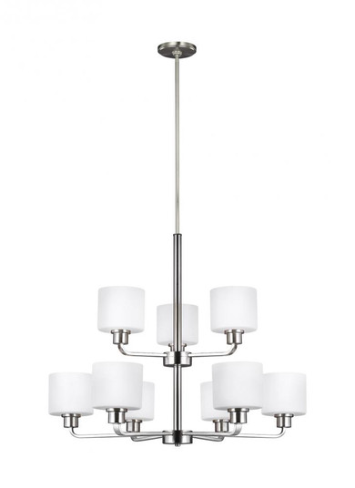 Canfield Nine Light Chandelier (38|3128809EN3-962)