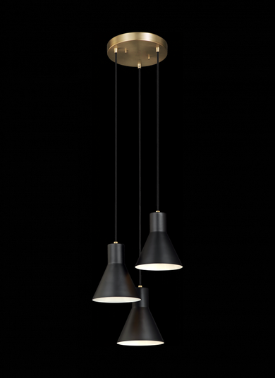 Towner Three Light Cluster Pendant (38|5141303EN3-848)