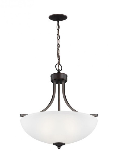 Geary transitional 3-light LED indoor dimmable ceiling pendant hanging chandelier pendant light in b (38|6616503EN3-710)