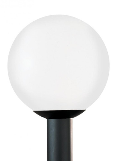 Outdoor Globe traditional 1-light LED outdoor exterior large post lantern in white finish with white (38|8254EN3-68)