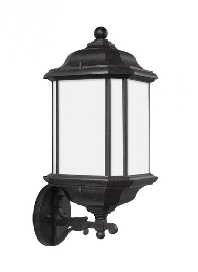 Kent traditional 1-light LED outdoor exterior large uplight wall lantern sconce in oxford bronze fin (38|84532EN3-746)