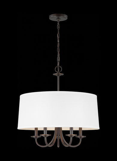 Seville Five Light Shade Chandelier (38|3320205-710)