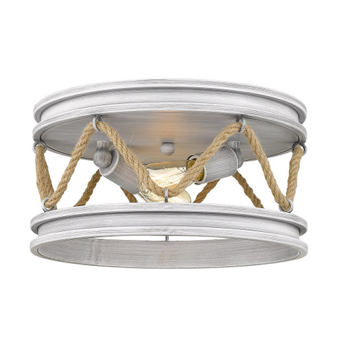 Wry Lighting Chatham 2-light Flush Mount in Gray Driftwood (36|1048-FM GDW)