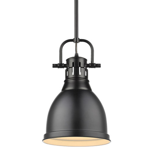Small Pendant with Rod (36|3604-S BLK-BLK)