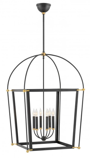 Medium Open Frame Chandelier (87|4056BK)