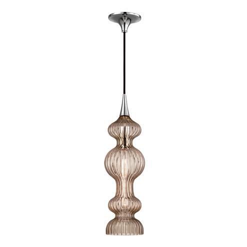 1 LIGHT PENDANT WITH BRONZE GLASS (57|1600-PN-BZ)