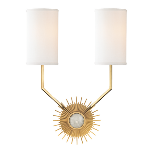 2 LIGHT WALL SCONCE (57|5512-AGB)