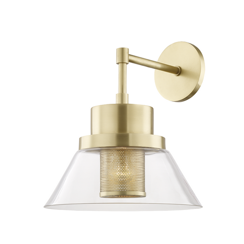 1 LIGHT WALL SCONCE (57|4030-AGB)