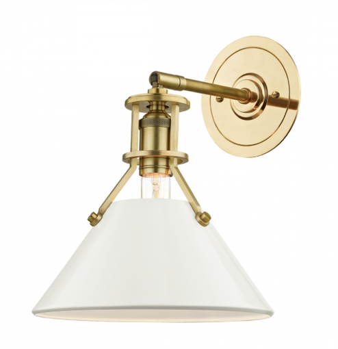 Painted No.2 Wall Sconce (57|MDS350-AGB/OW)