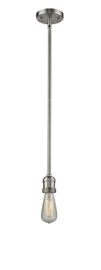 Bare Bulb 1 Light Mini Pendant (3442|200S-SN)