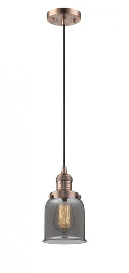 Bell - 1 Light - 5 inch - Antique Copper - Cord hung - Mini Pendant (3442|201C-AC-G53)