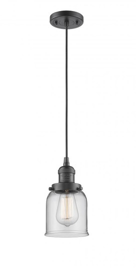 Bell - 1 Light - 5 inch - Oil Rubbed Bronze - Cord hung - Mini Pendant (3442|201C-OB-G52)