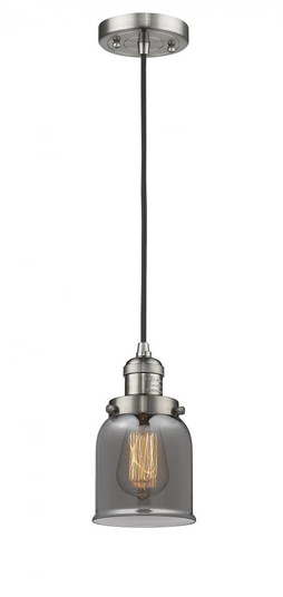 Bell - 1 Light - 5 inch - Brushed Satin Nickel - Cord hung - Mini Pendant (3442|201C-SN-G53)