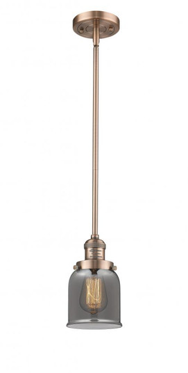 Bell - 1 Light - 5 inch - Antique Copper - Stem Hung - Mini Pendant (3442|201S-AC-G53)