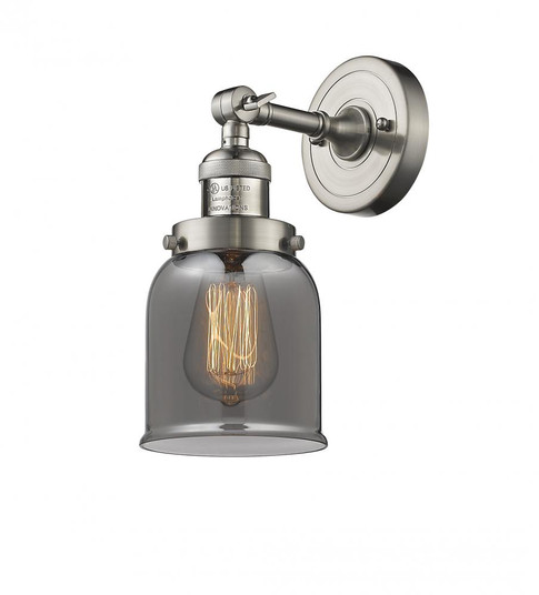 Bell - 1 Light - 5 inch - Brushed Satin Nickel - Adjustable Sconce (3442|203-SN-G53)