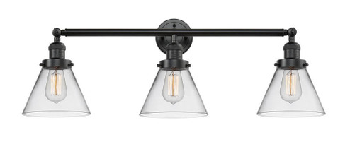 Cone - 3 Light - 32 inch - Oil Rubbed Bronze - Bath Vanity Light (3442|205-OB-G42)