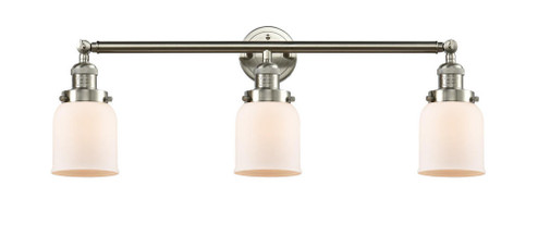 Bell - 3 Light - 30 inch - Brushed Satin Nickel - Bath Vanity Light (3442|205-SN-G51)