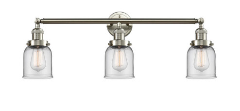 Bell - 3 Light - 30 inch - Brushed Satin Nickel - Bath Vanity Light (3442|205-SN-G52)