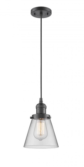Cone - 1 Light - 6 inch - Oil Rubbed Bronze - Cord hung - Mini Pendant (3442|201C-OB-G62)