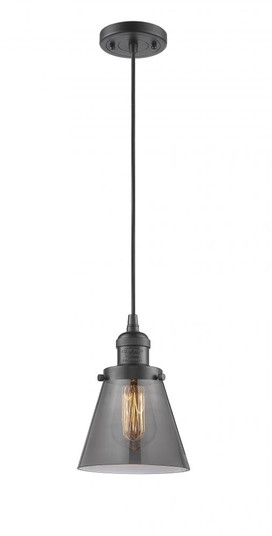 Cone - 1 Light - 6 inch - Oil Rubbed Bronze - Cord hung - Mini Pendant (3442|201C-OB-G63)