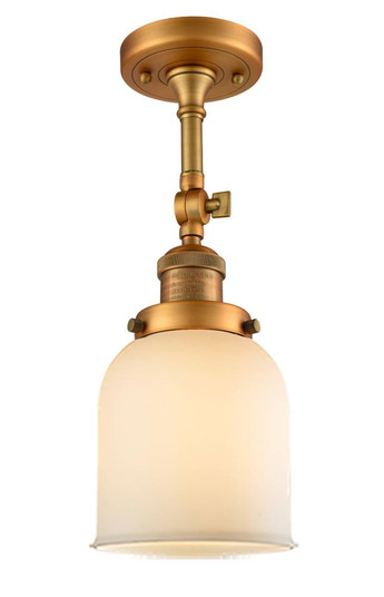 Bell - 1 Light - 5 inch - Brushed Brass - Adjustable Semi-Flush Mount (3442|201F-BB-G51)