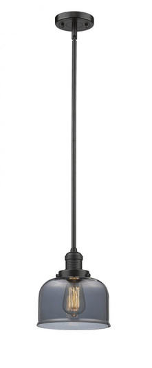 Bell - 1 Light - 8 inch - Oil Rubbed Bronze - Stem Hung - Mini Pendant (3442|201S-OB-G73)