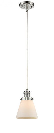 Cone - 1 Light - 6 inch - Polished Nickel - Stem Hung - Mini Pendant (3442|201S-PN-G61)