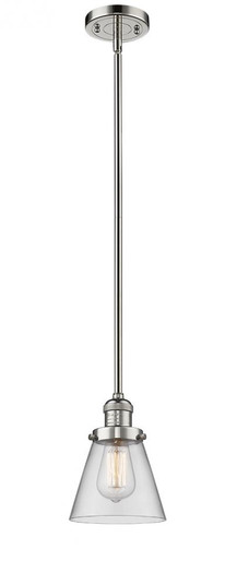 Cone - 1 Light - 6 inch - Polished Nickel - Stem Hung - Mini Pendant (3442|201S-PN-G62)