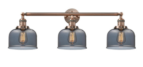 Bell - 3 Light - 32 inch - Antique Copper - Bath Vanity Light (3442|205-AC-G73)