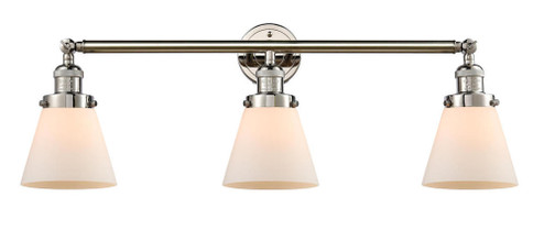 Cone - 3 Light - 30 inch - Polished Nickel - Bath Vanity Light (3442|205-PN-G61)