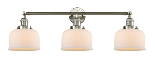 Bell - 3 Light - 32 inch - Brushed Satin Nickel - Bath Vanity Light (3442|205-SN-G71)