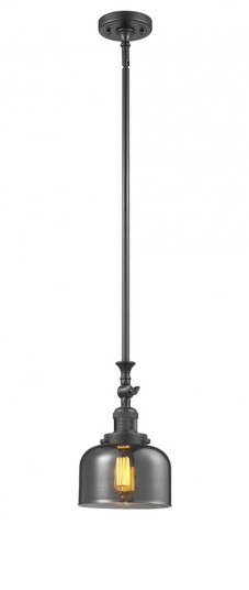 Bell - 1 Light - 8 inch - Oil Rubbed Bronze - Stem Hung - Adjustable Mini Pendant (3442|206-OB-G73)