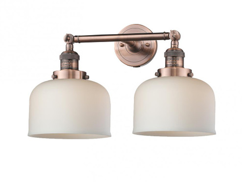 Bell - 2 Light - 19 inch - Antique Copper - Adjustable Bath Vanity Light (3442|208-AC-G71)