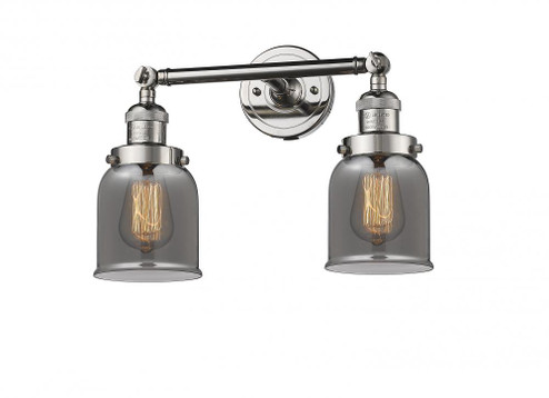 Bell - 2 Light - 16 inch - Polished Nickel - Adjustable Bath Vanity Light (3442|208-PN-G53)