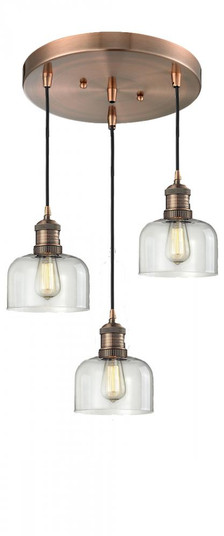 Large Bell 3 Light Multi-Pendant (3442|211/3-AC-G72)