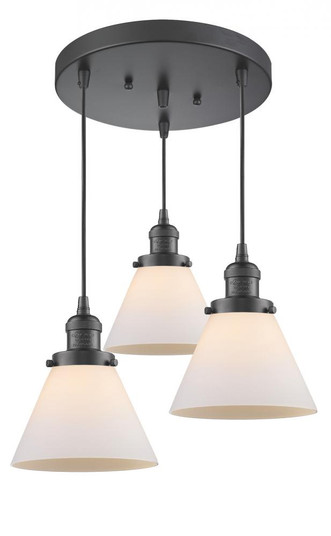 Large Cone 3 Light Multi-Pendant (3442|211/3-OB-G41)