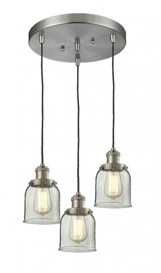 Small Bell 3 Light Multi-Pendant (3442|211/3-SN-G52)