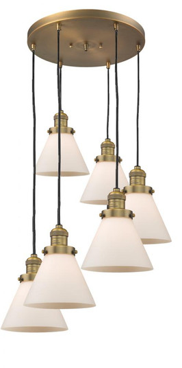 Large Cone 6 Light Multi-Pendant (3442|212/6-BB-G41)